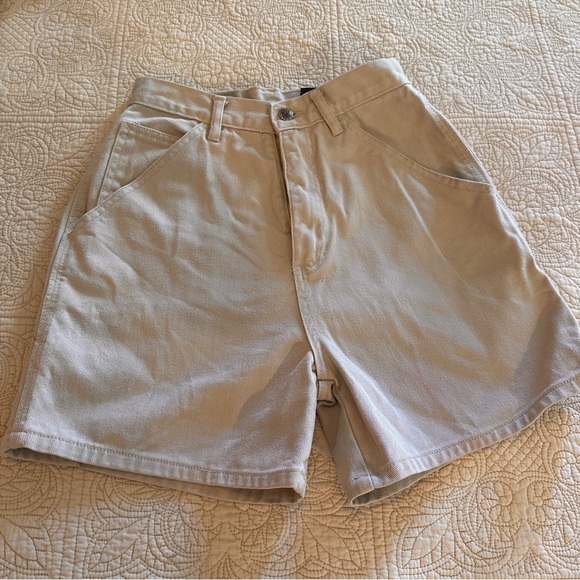 Route 66 Pants - Route 66 Women's High Waist Tan Shorts Size 3/4 Juniors Outdoor Picnic Classic